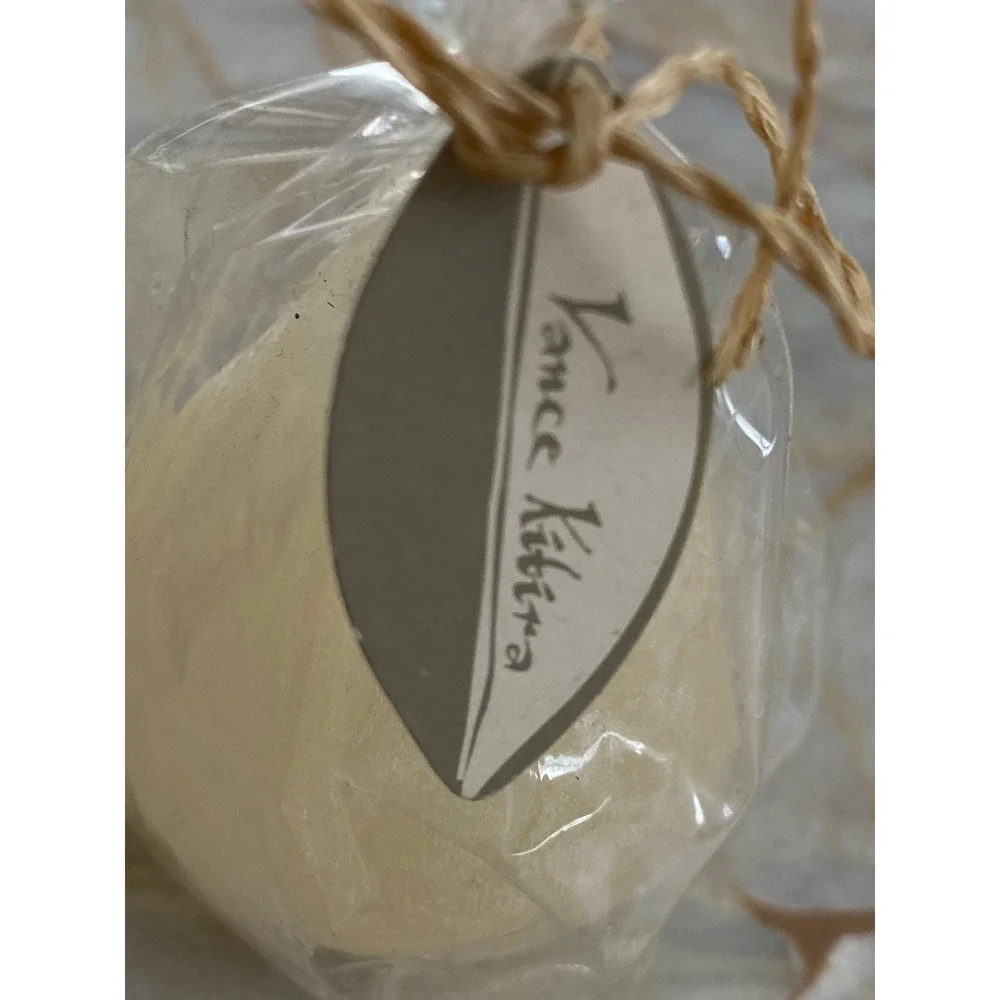 Vance Kitira Timber Pear Candles White Distressed Set of 2 PEAR12 W New